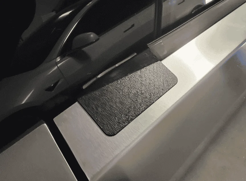 Tesla Cybertruck 3D Print Mirror Delete Covers (now printed in stainless steel) IMG_0205
