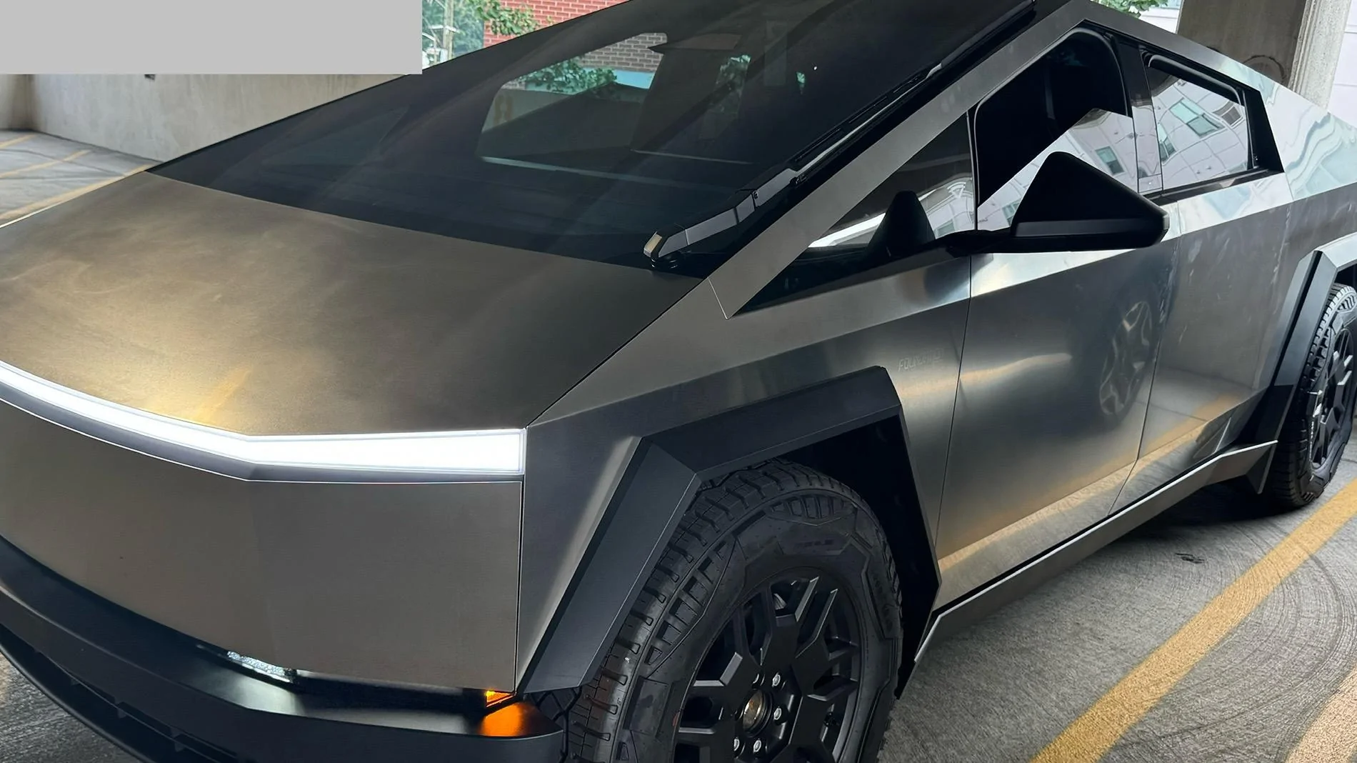Tesla Cybertruck Tinting Front Windshield Not Possible Because Glass Too Large? IMG_2861