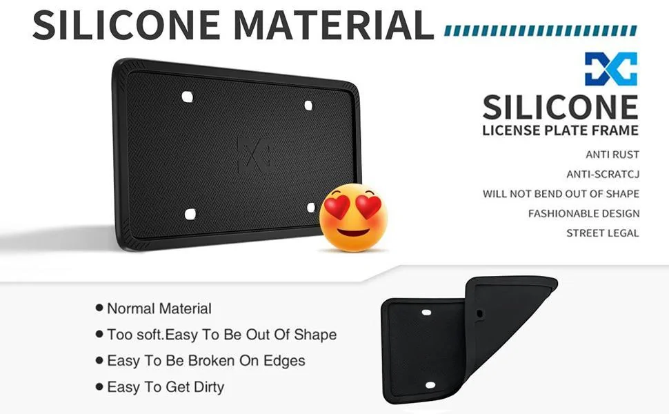 Tesla Cybertruck Front License Plate - what are you doing about it? siliconeplateholder