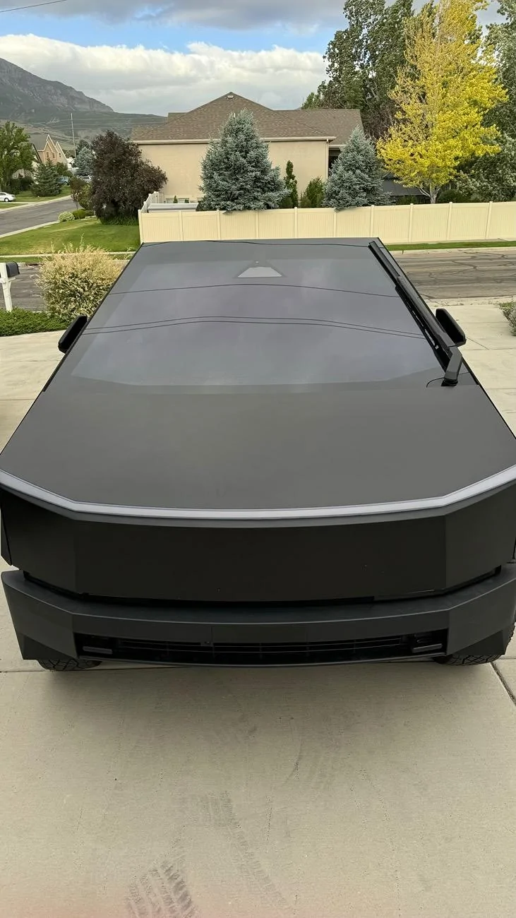 Tesla Cybertruck Tinting Front Windshield Not Possible Because Glass Too Large? IMG_3811