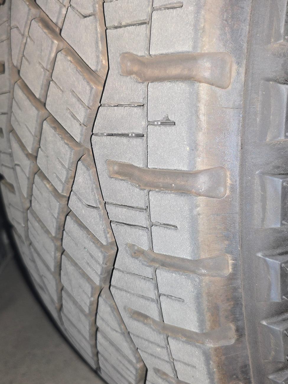 Tesla Cybertruck Don't damage your CT  AWD tires... replacements difficult to find 20240710_202226