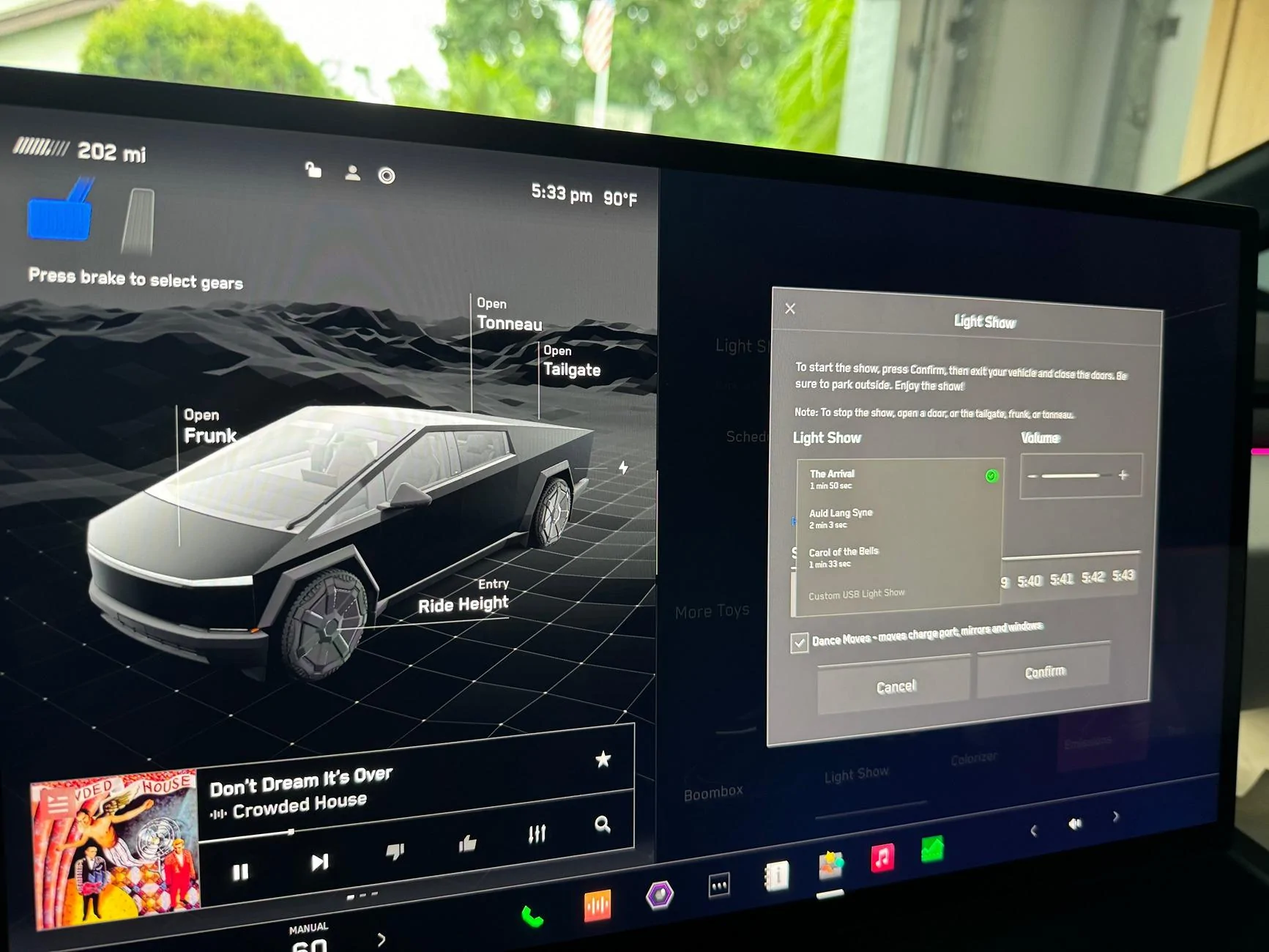 Tesla Cybertruck Custom Light Shows not showing up after 2024.20.7 Update C57CF37A-A325-4454-A5BB-83F325385F37