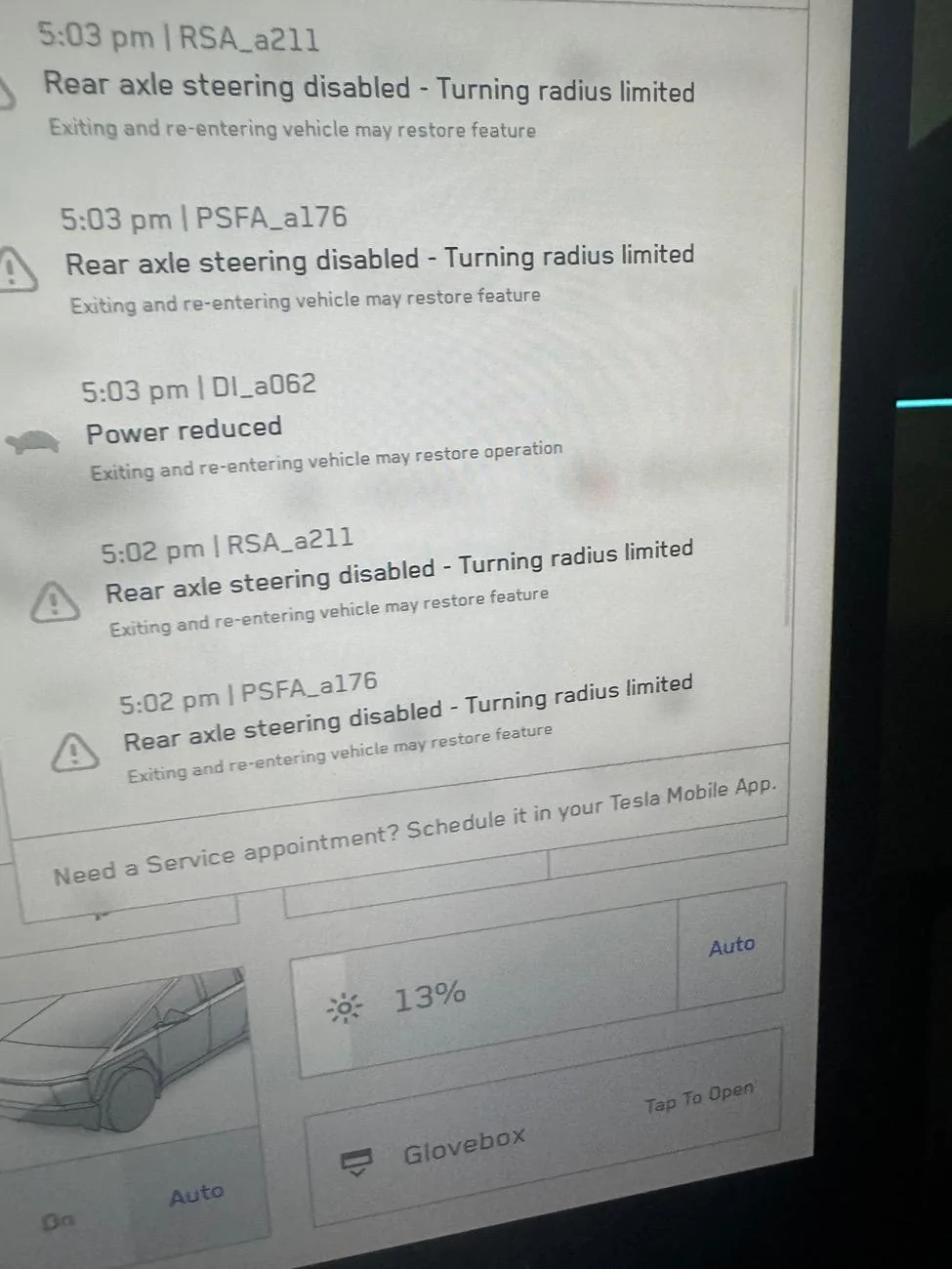 Tesla Cybertruck Broken at delivery: Critical Steering Issue Detected &  Loss of System Redundancy Detected IMG_6737