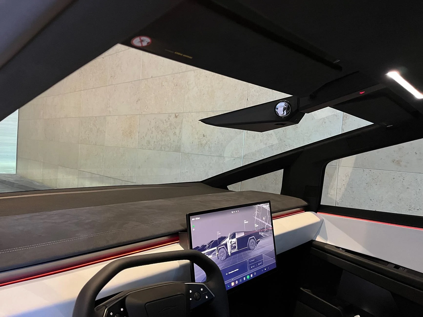 Tesla Cybertruck Satin Black Batmobile Beast w/ Side Mirror Delete IMG_7937