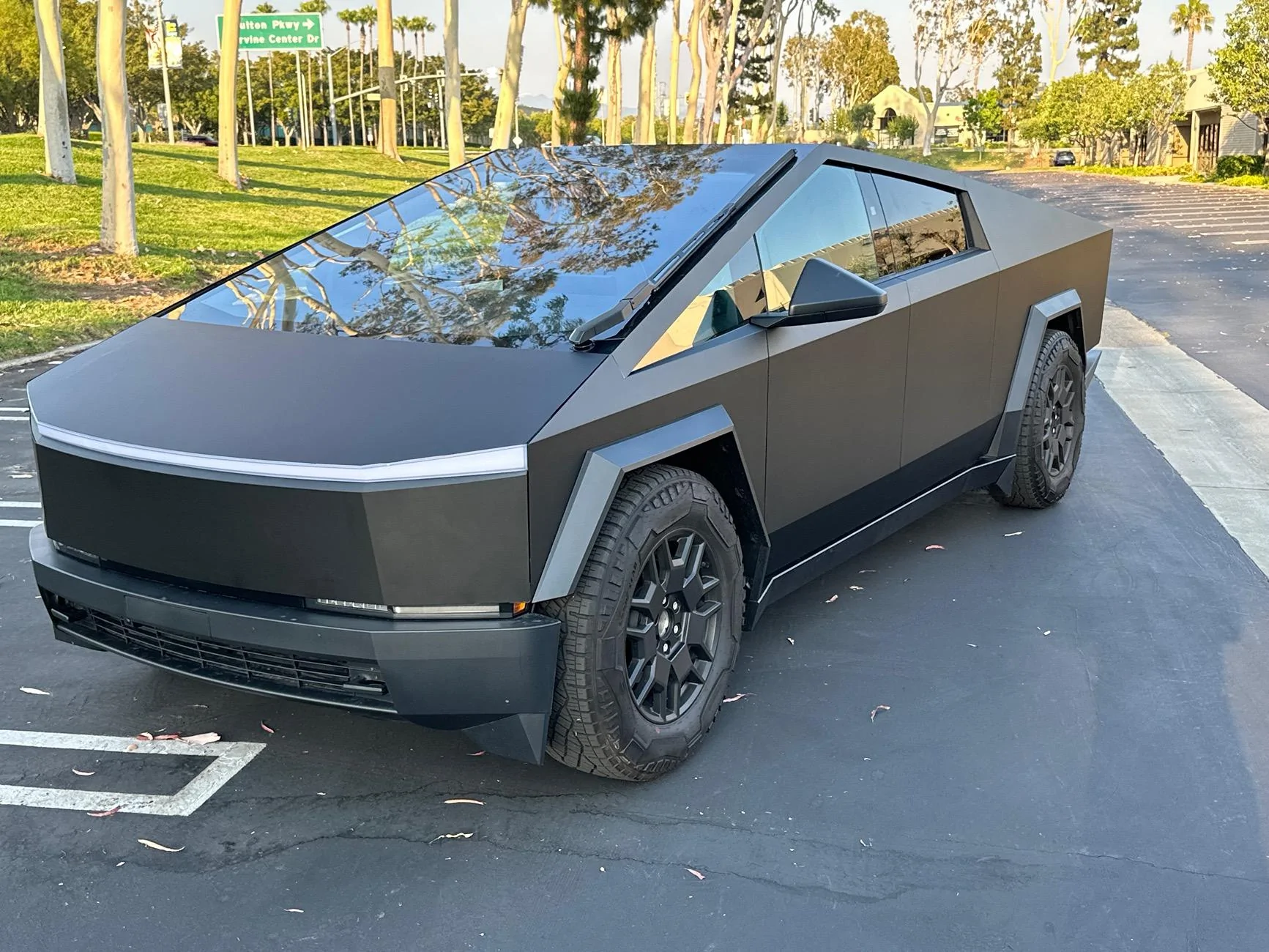 Tesla Cybertruck Beyond Slick DIY wrap kit install IMG_6432