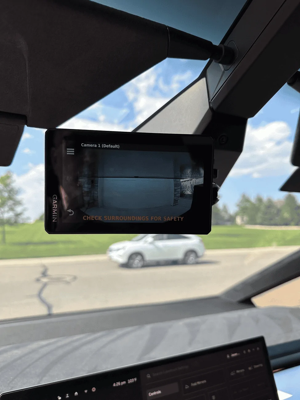 Tesla Cybertruck Replacing the rearview mirror with this... 1720826410915-lc