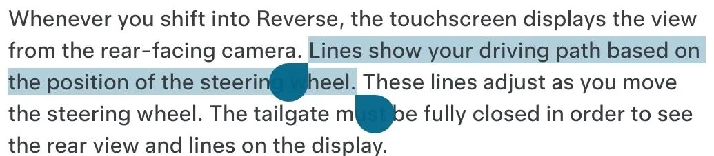 Tesla Cybertruck Front and rear guide lines are incorrect. SmartSelect_20240713_040913_Firefox