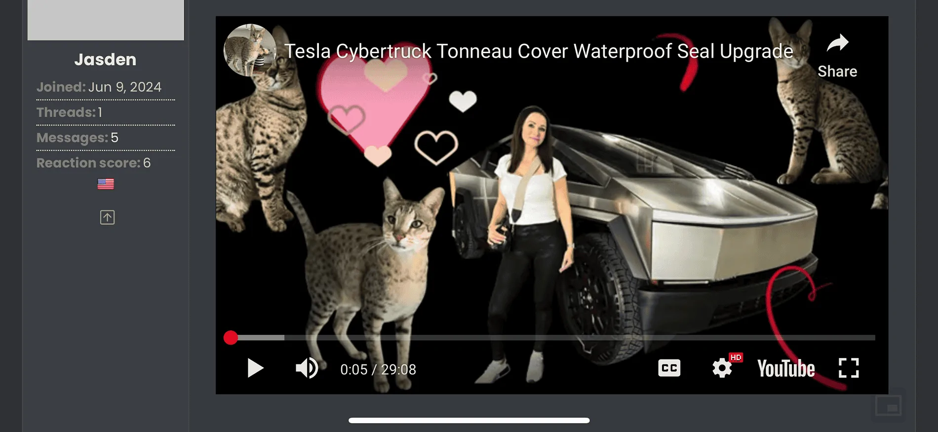 Tesla Cybertruck Waterproof seal upgrade for vault tenneau cover IMG_9446
