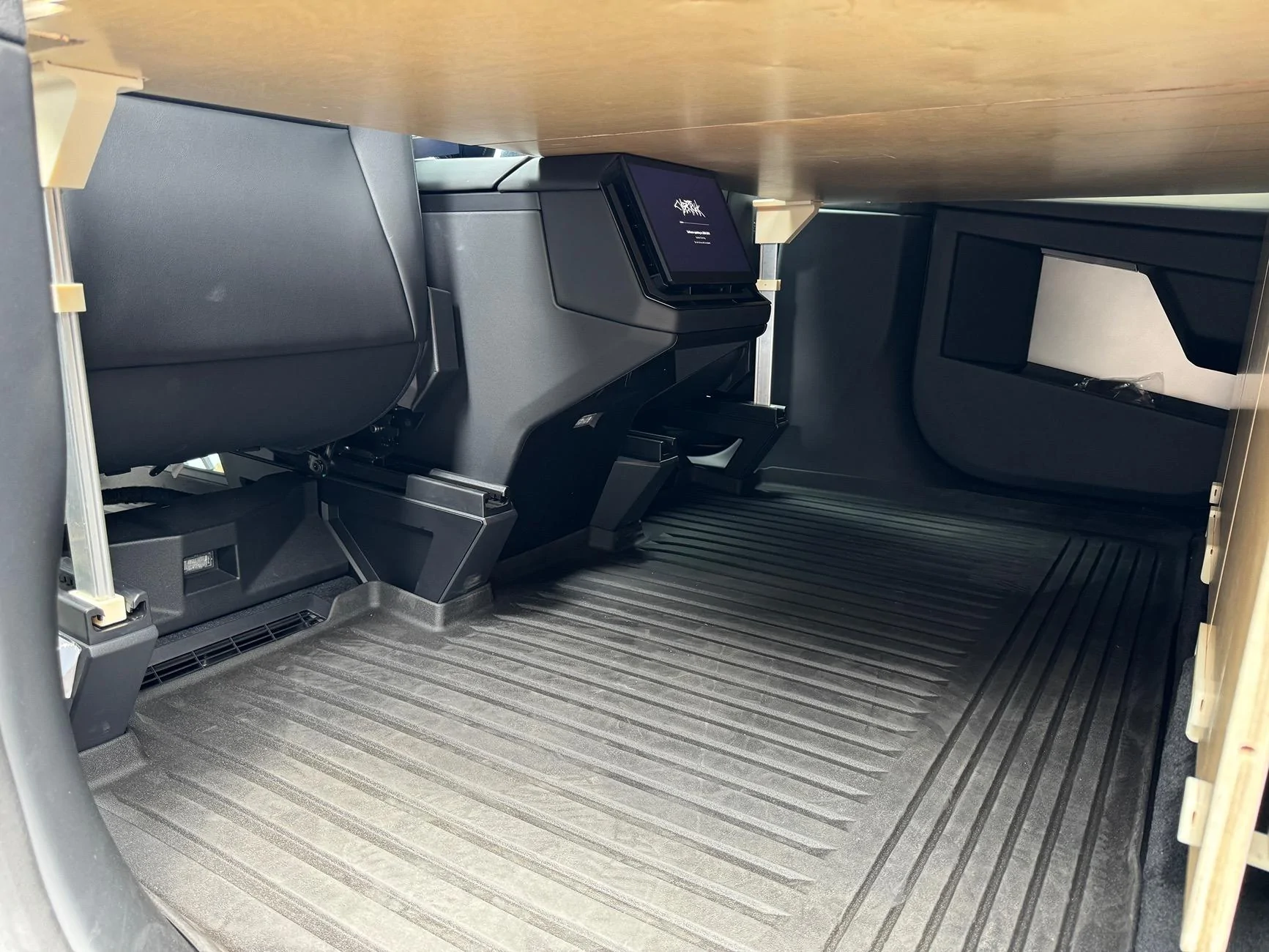 Tesla Cybertruck Bunk Bed installed in my Cybertruck IMG_5255