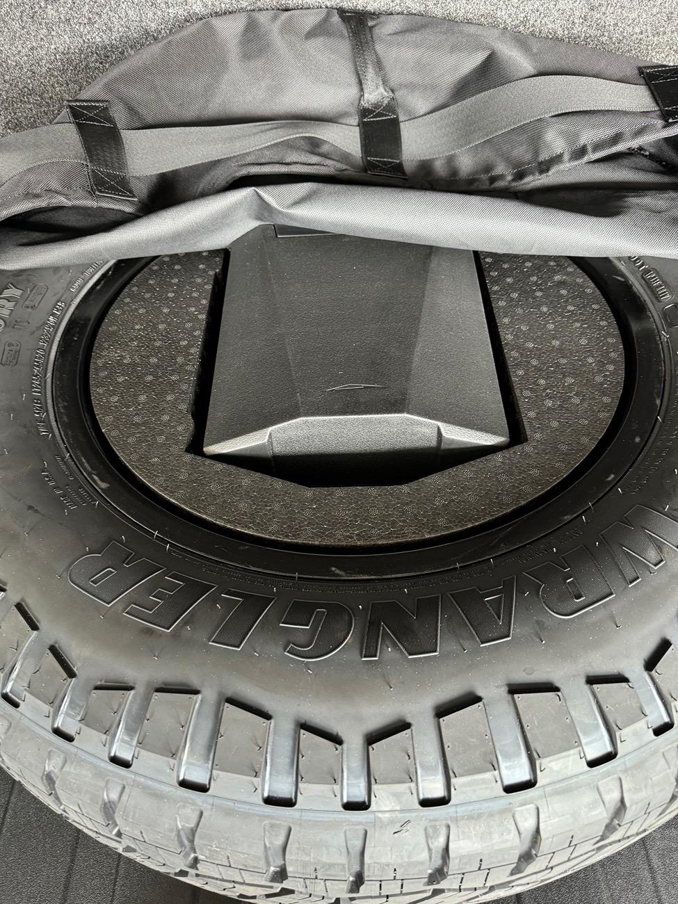 Tesla Cybertruck Factory Spare tire kit IMG_4295
