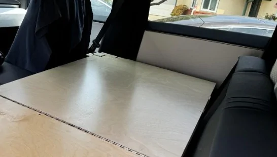 Tesla Cybertruck Bunk Bed installed in my Cybertruck ka57lPl