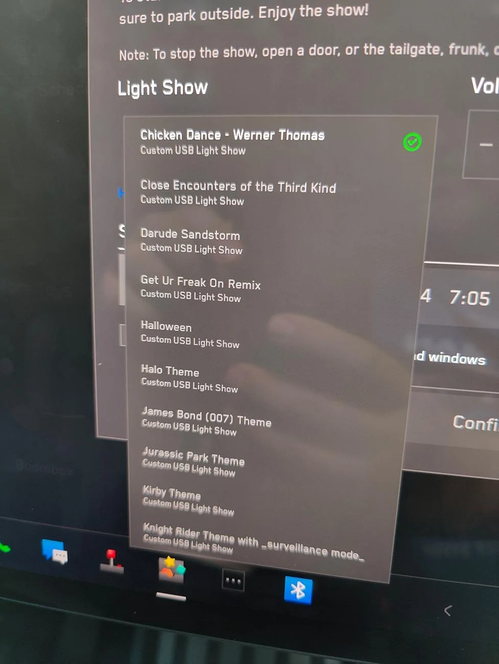 Tesla Cybertruck Custom Lightshows no longer show up IMG20240716185850