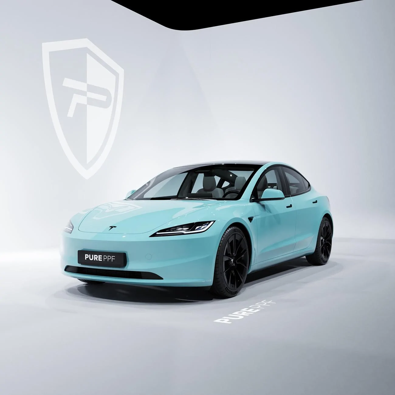 Tesla Cybertruck 🚀 Exciting Announcement! Introducing Cybertruckwraps.com powered by PURE PPF with 80 Stunning Color Renders! 🚀 01 PurePPF Powder Blue.8164
