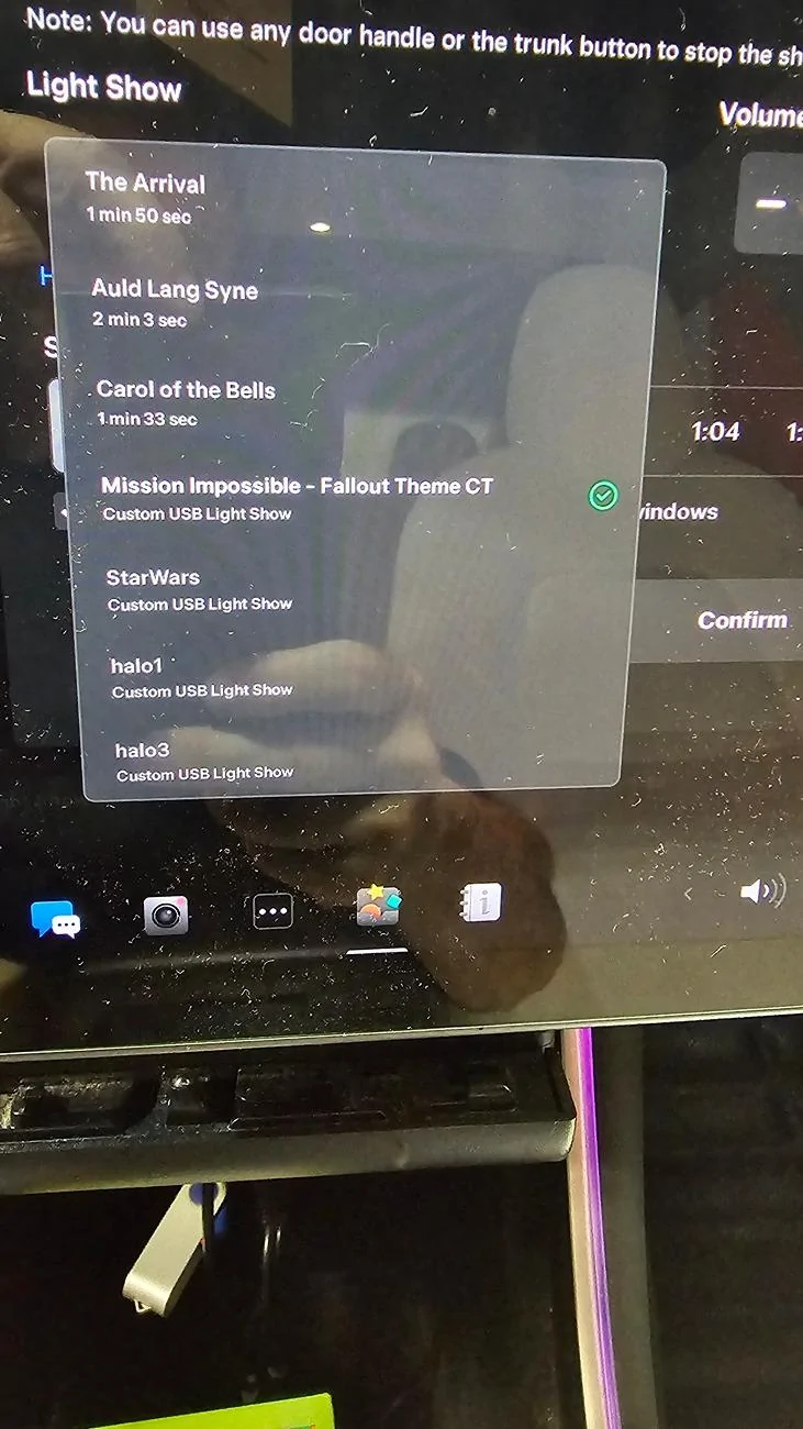 Tesla Cybertruck Custom Lightshows no longer show up 20240718_005705