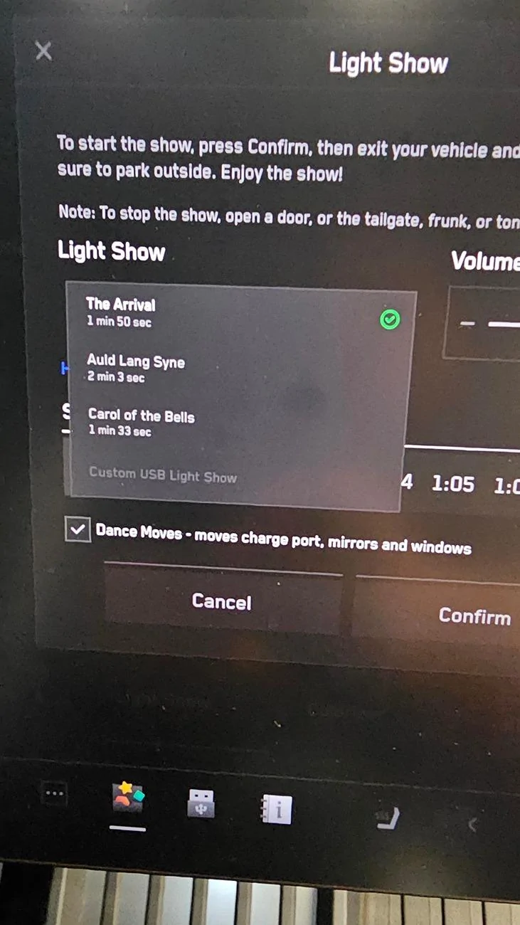Tesla Cybertruck Custom Lightshows no longer show up 20240718_005854