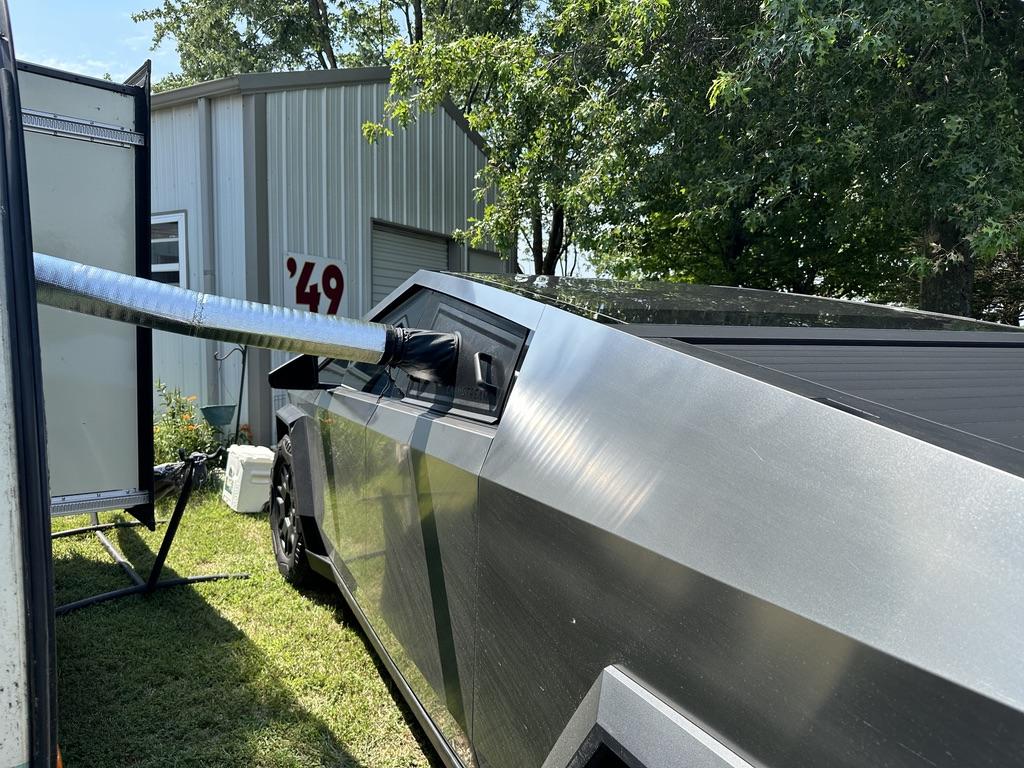 Tesla Cybertruck Who is Campstream? Here to Bring Your Cybertruck's HVAC System Into Your Camping Tent 1721307483555-1k