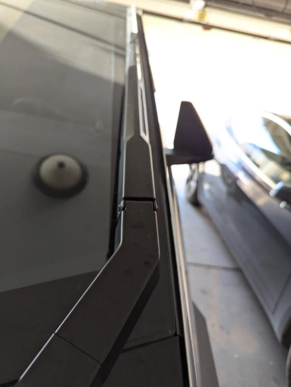 Tesla Cybertruck Do your windshield's side seals look like this? PXL_20240719_013259938.MP