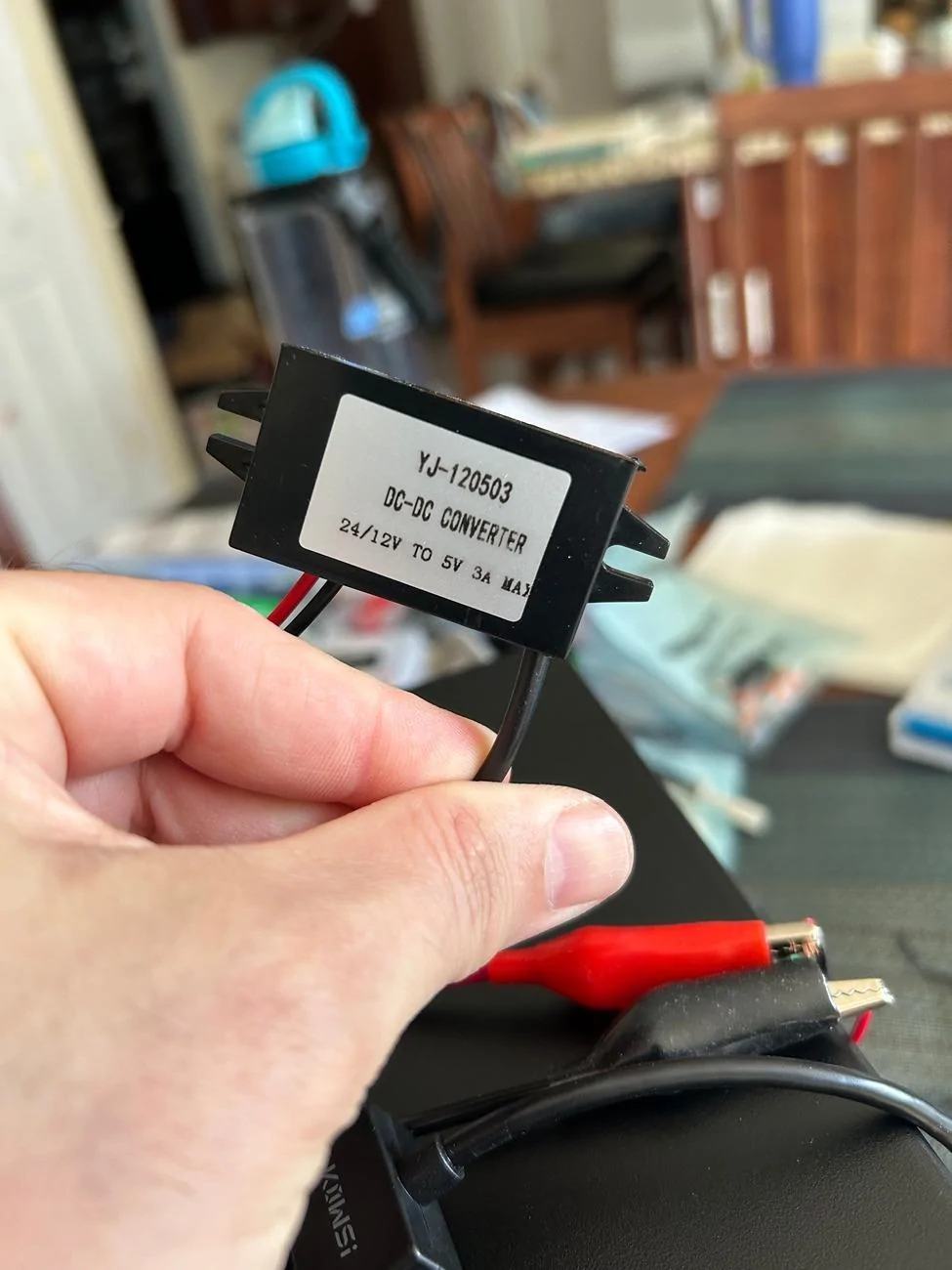 Tesla Cybertruck CarPlay Rearview Mirror - Power Tap IMG_1106