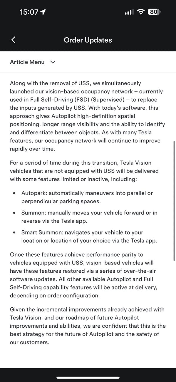 Tesla Cybertruck Has anyone else gotten this notification before delivery? “Order update” IMG_0417