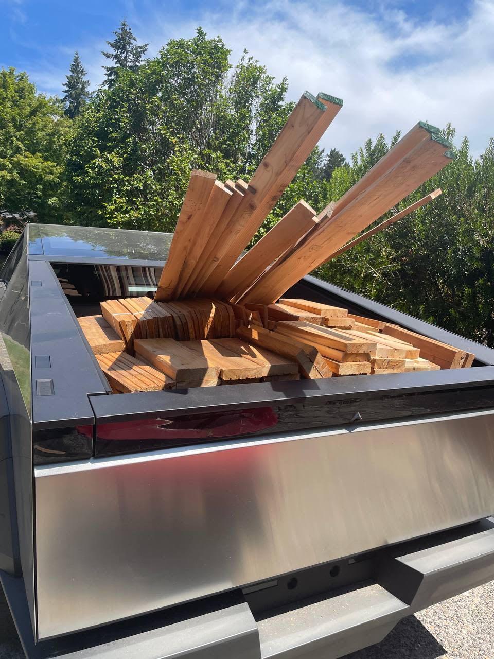 Tesla Cybertruck 🦾 Cybertruck doing truck stuff!  Post your photos! unnamed
