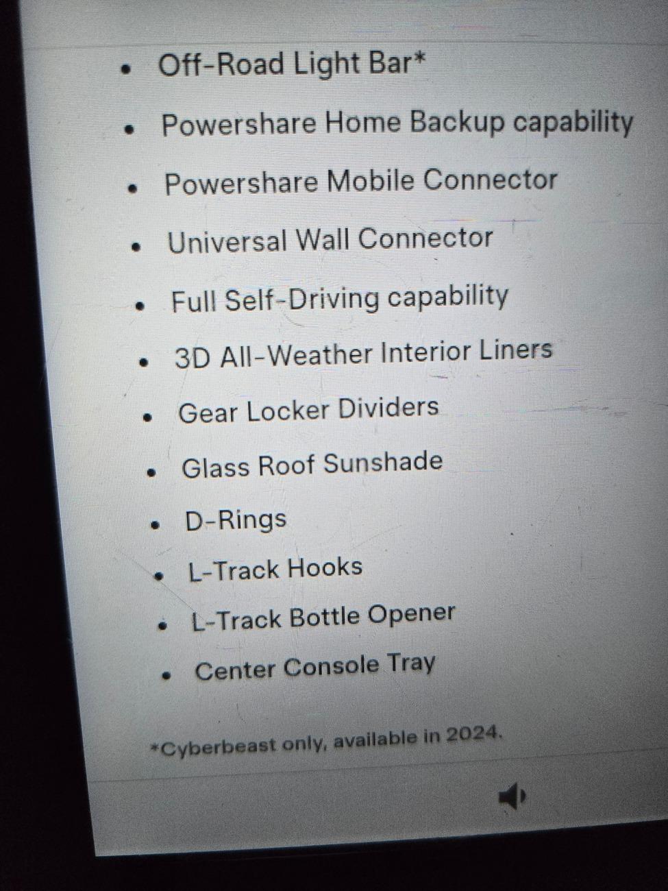 Tesla Cybertruck Roof iight bar 1000003068