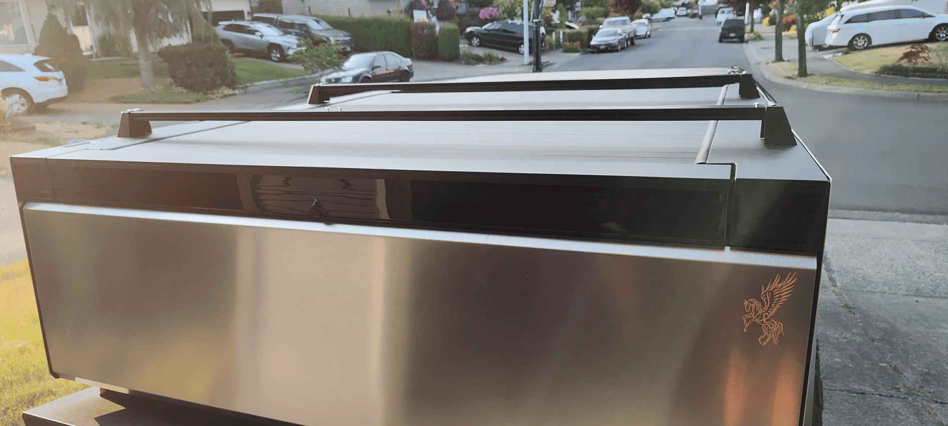 Tesla Cybertruck NEW PRODUCT LAUNCH: CYBERTRUCKco Light-duty crossbars available now 1721768495641-gv