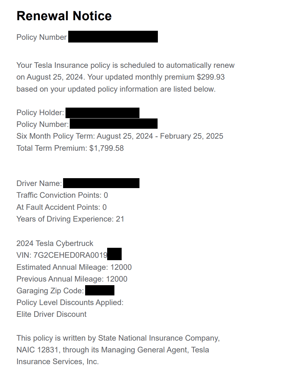 Tesla Cybertruck Tesla insurance increased 50% after the first six months Tesla Insurance Increase