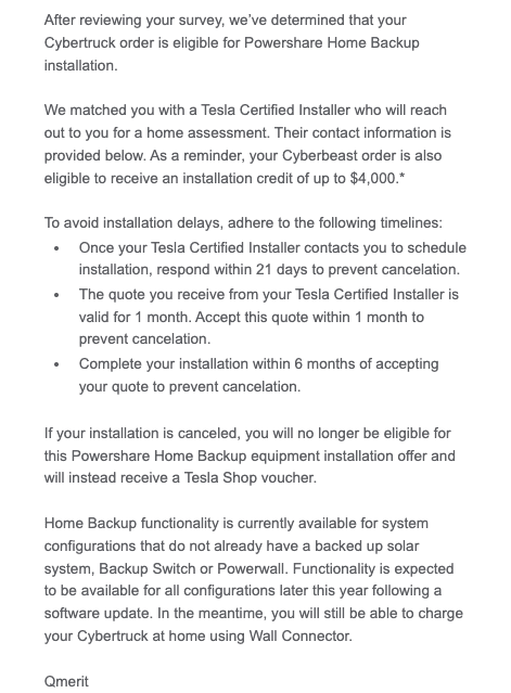 Tesla Cybertruck Powershare in CA or $2500 Voucher? 1721920824663-qo