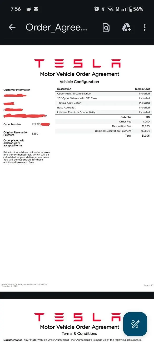 Tesla Cybertruck Are Foundation Series invites still going out? IMG_20240715_200137