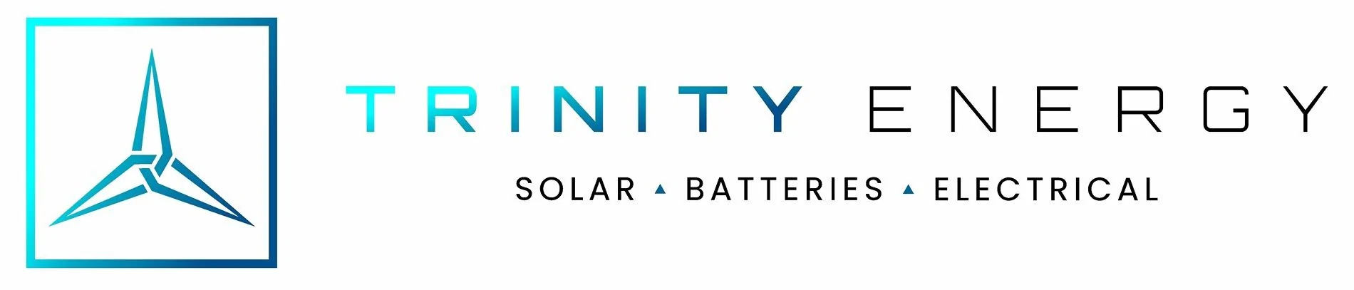 Tesla Cybertruck SoCal / Orange County Powershare, Universal Wall Adapter, Gateway 3 Installs and Powerwall Solar Energy -- by Trinity Energy Trinity Energy horizontal logo