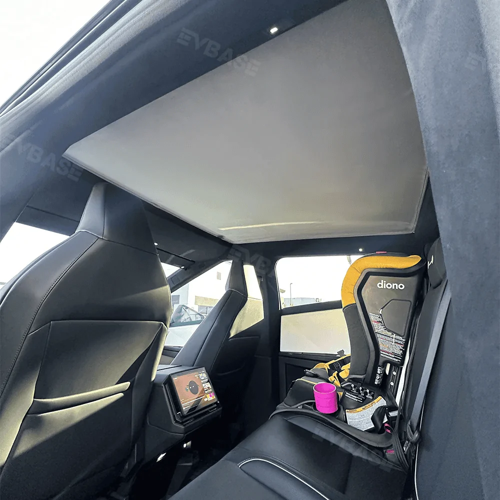 Tesla Cybertruck New: Sunroof Sunshade For Cybertruck by EVBASE 1722071662349-