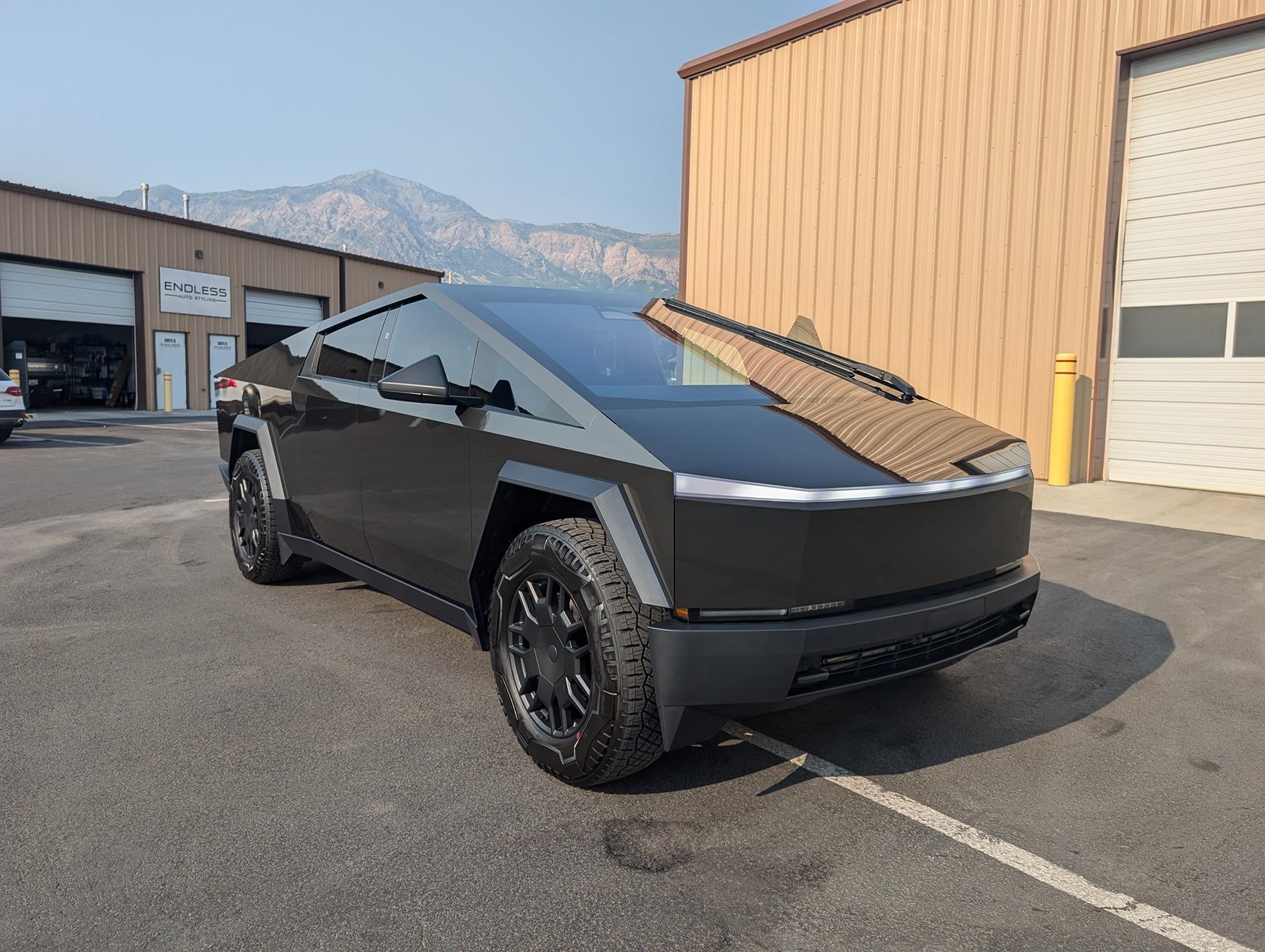 Tesla Cybertruck Pure PPF Platinum Wrap & Car Wash Question PXL_20240726_235127131