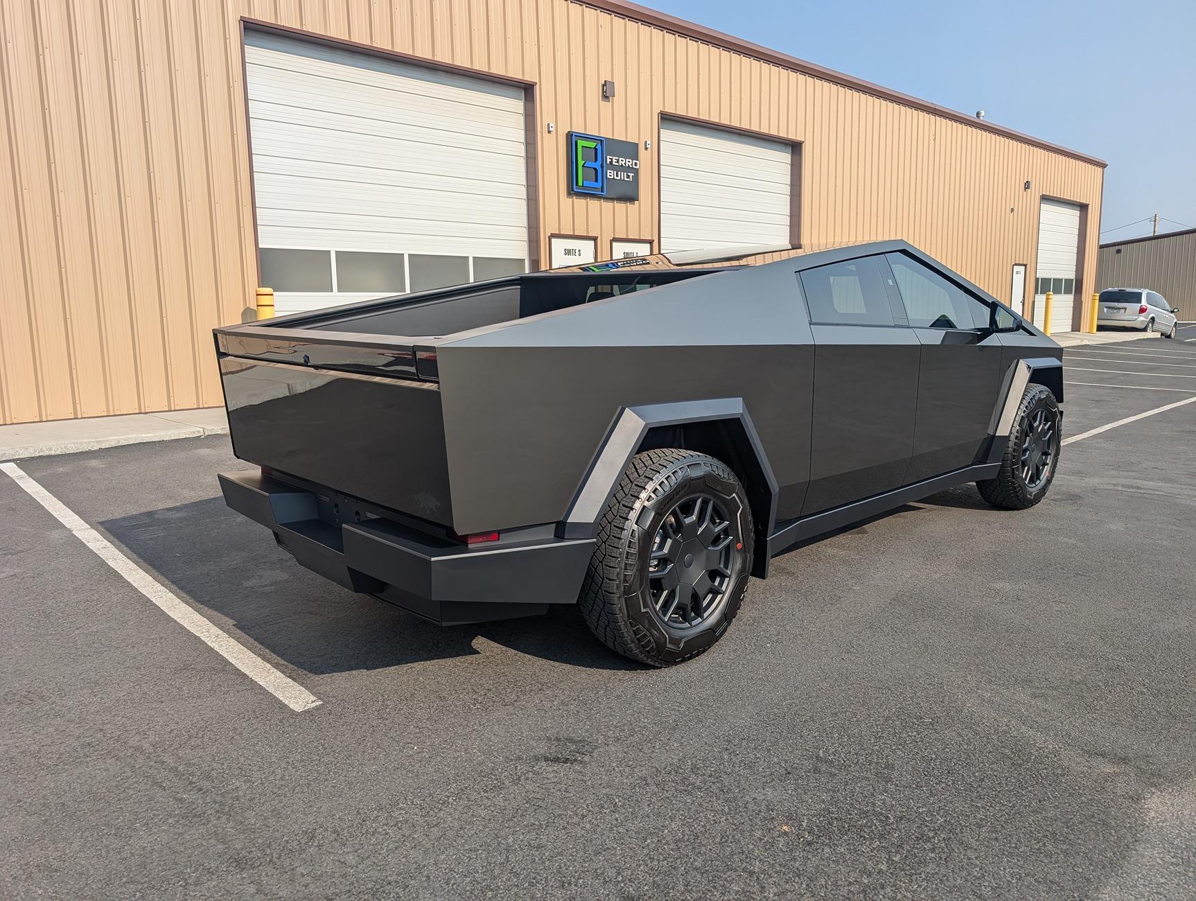 Tesla Cybertruck Pure PPF Platinum Wrap & Car Wash Question PXL_20240726_235147256