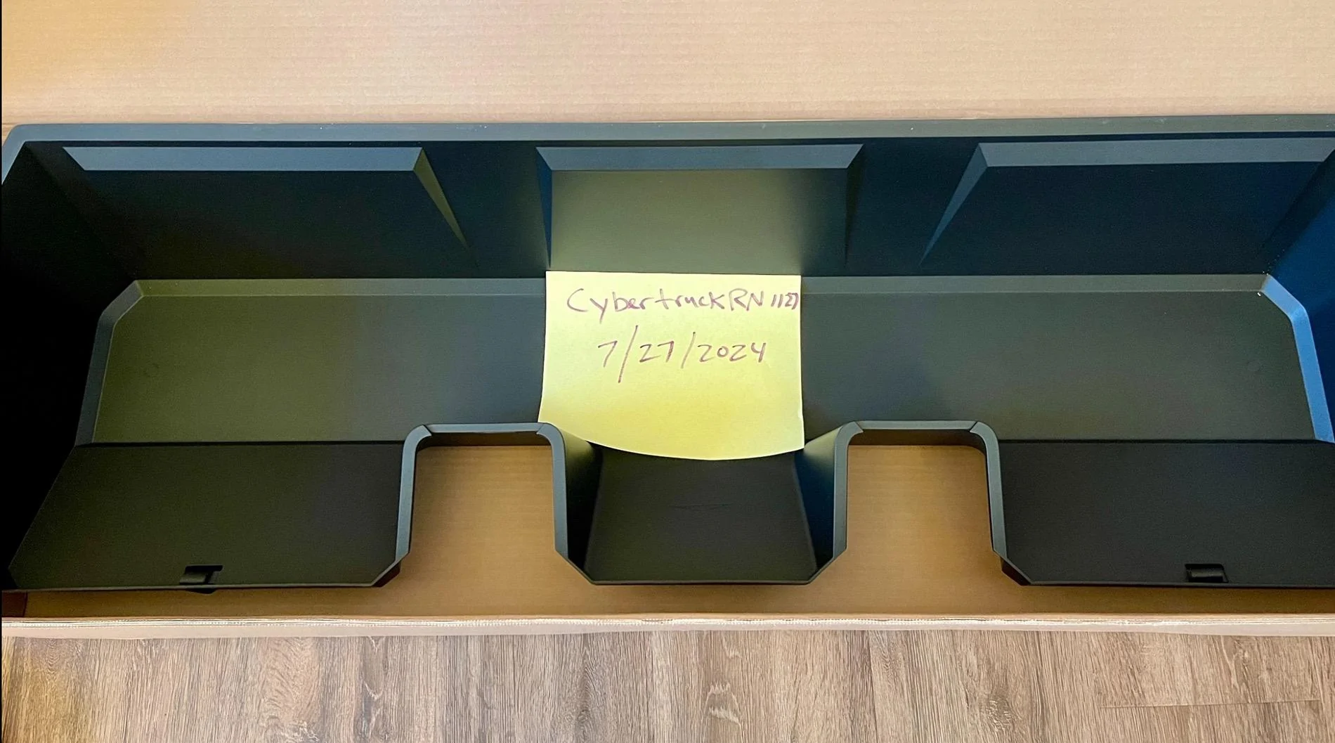 Tesla Cybertruck Underseat Bin for Cybertruck $250. Brand new in SoCal. IMG_1416