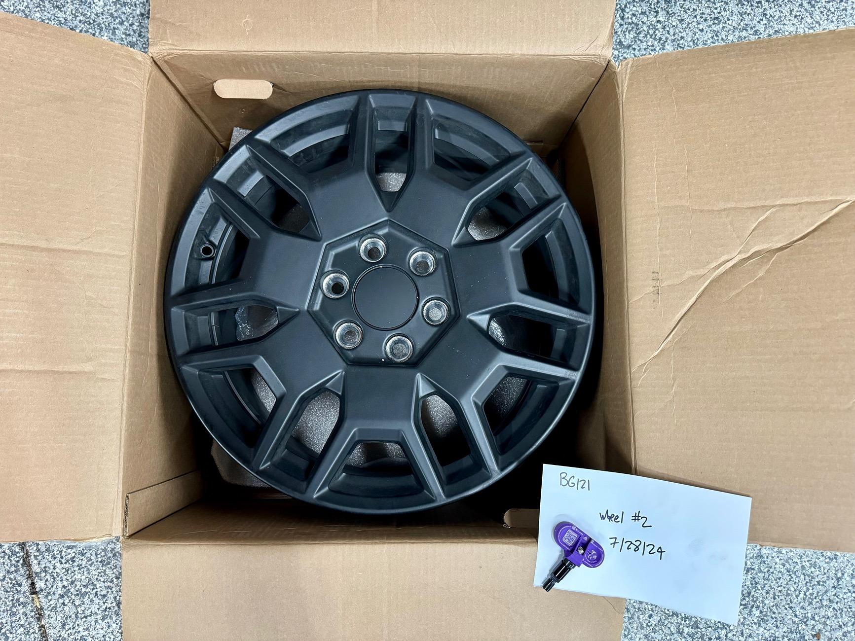 Tesla Cybertruck [Price Reduced] WTS: 4 Like New CT OEM WHEELS (No tires) IMG_1369