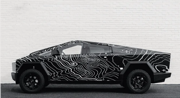 Tesla Cybertruck Found Cheap DIY Wrap Option 🙃🫣 -- Rust-oleum Vinyl Wrap Peelable Coating Spray cybertuck topo Wra
