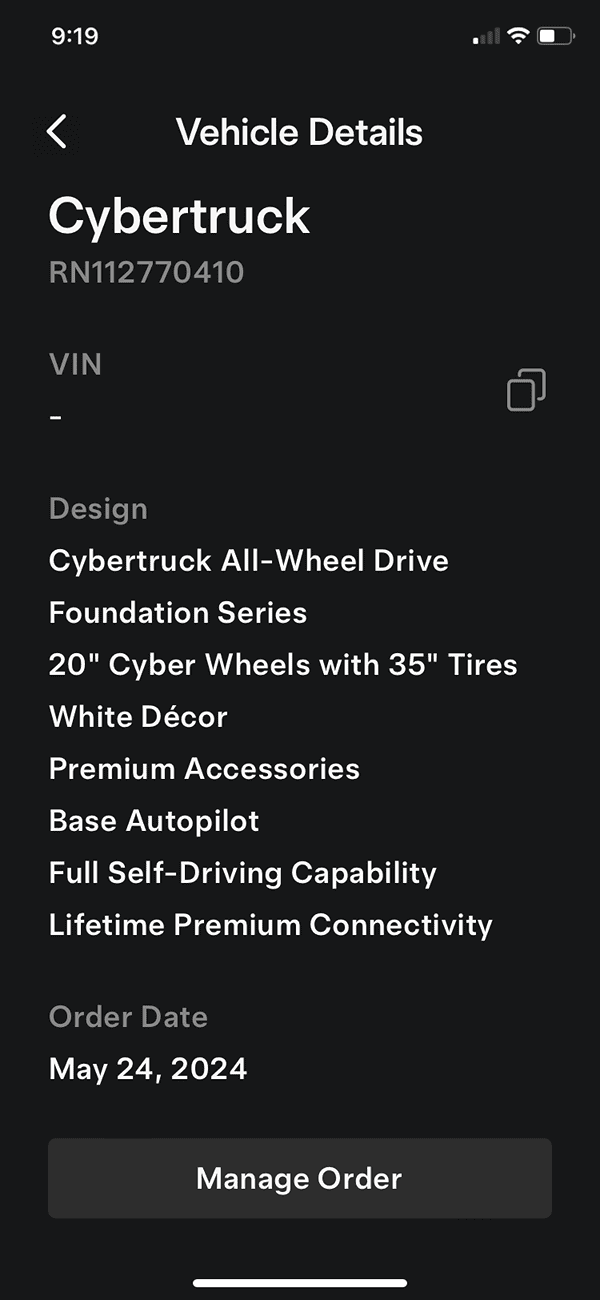 Tesla Cybertruck Lowest reservation number in Canada… IMG_2642