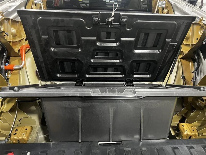 Tesla Cybertruck Range Extender Battery will require install by service center (to be structurally mounted) Subvault Rear vi