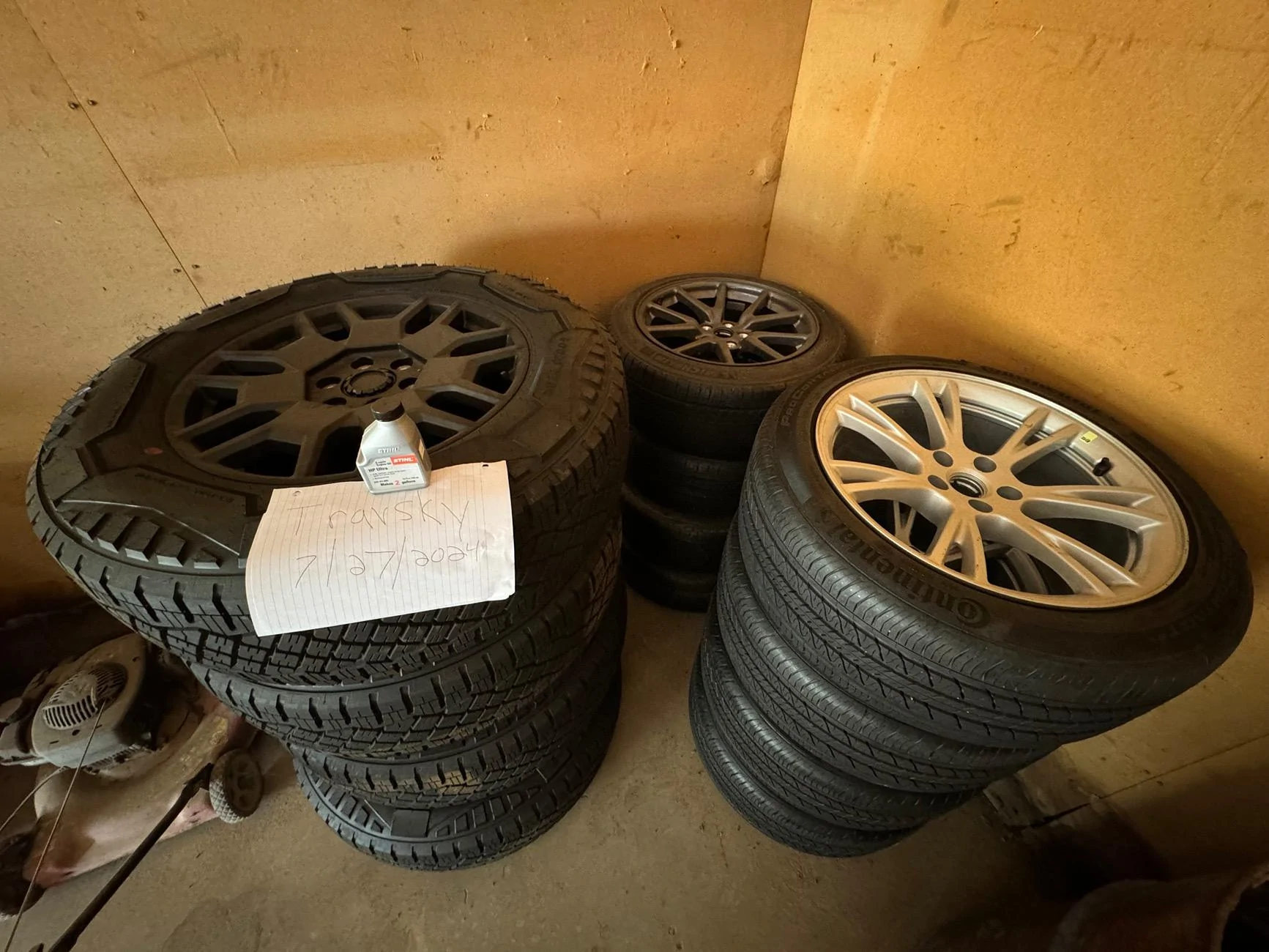 Tesla Cybertruck Original mint Tesla wheel and tires for CyberTruck, M3, and MY IMG_4710