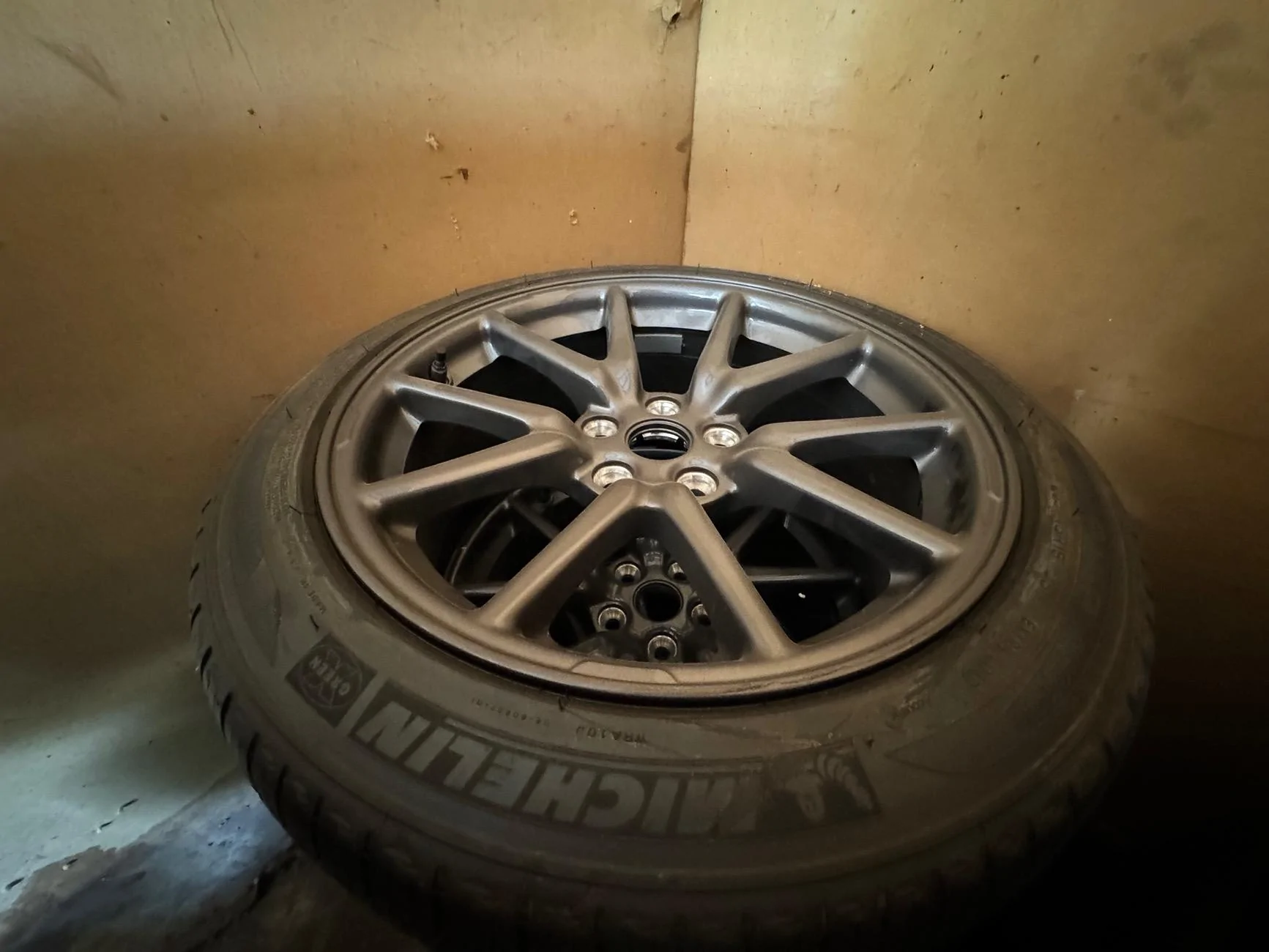 Tesla Cybertruck Original mint Tesla wheel and tires for CyberTruck, M3, and MY IMG_4717