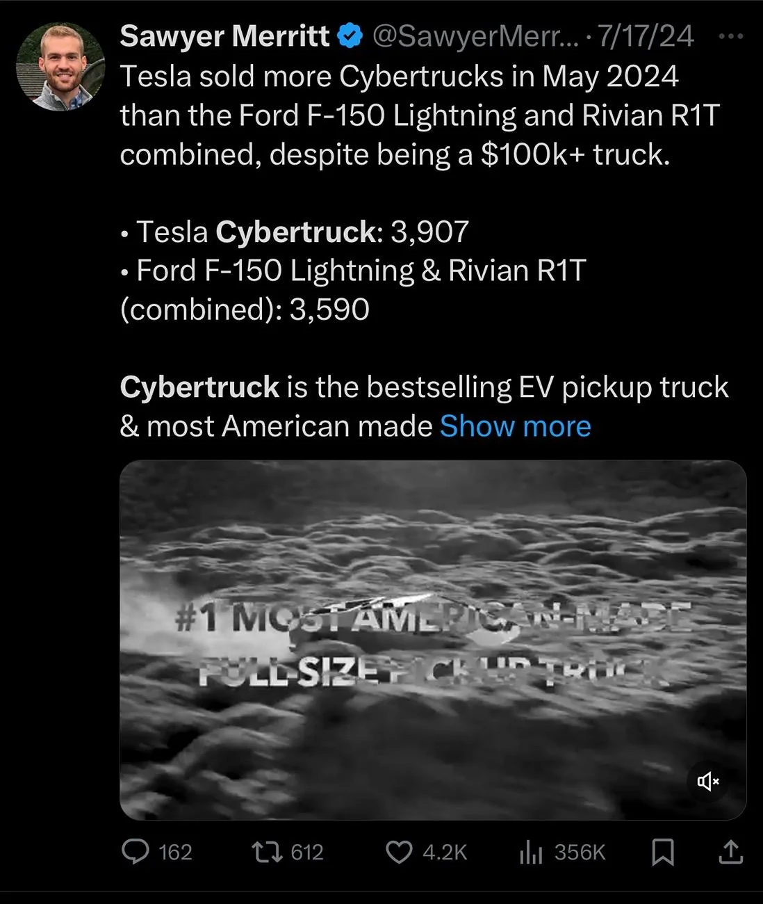Tesla Cybertruck Cybertruck is the bestselling EV pickup truck IMG_7572