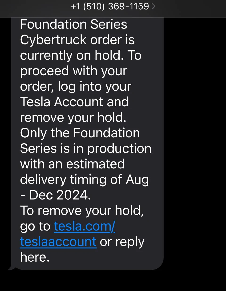 Tesla Cybertruck How far into 2023 reservations are we? IMG_0939