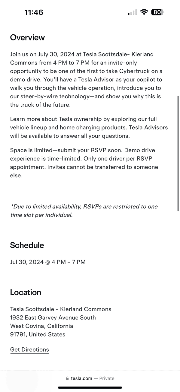Tesla Cybertruck My Test Drive is Happening in Another State? IMG_3204