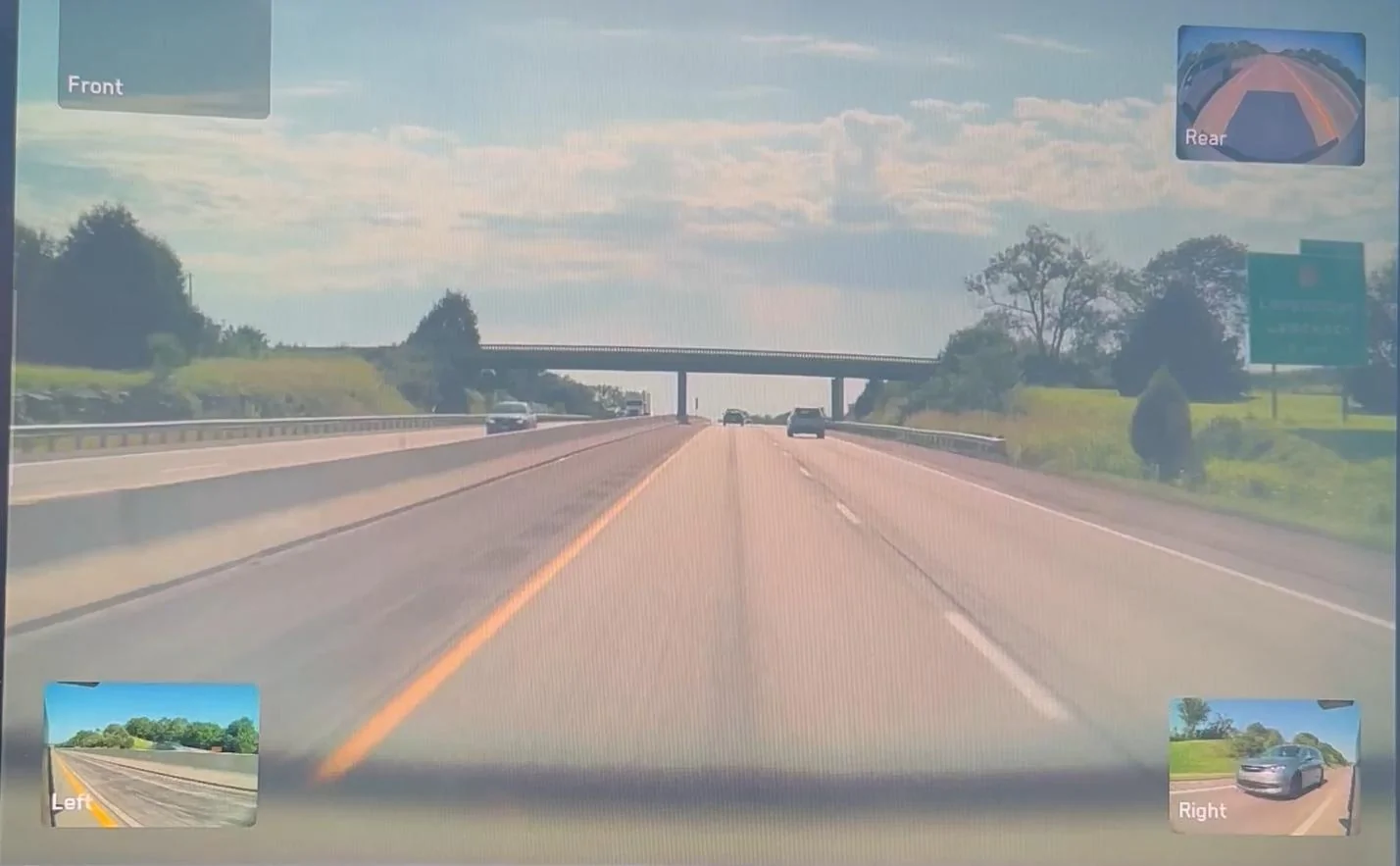 Tesla Cybertruck Cybertruck sideswiped on highway. ROAD RAGE? SmartSelect_20240730_020517_Firefox