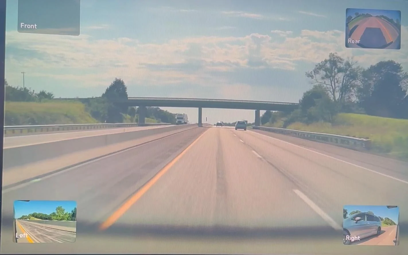Tesla Cybertruck Cybertruck sideswiped on highway. ROAD RAGE? SmartSelect_20240730_020219_Firefox
