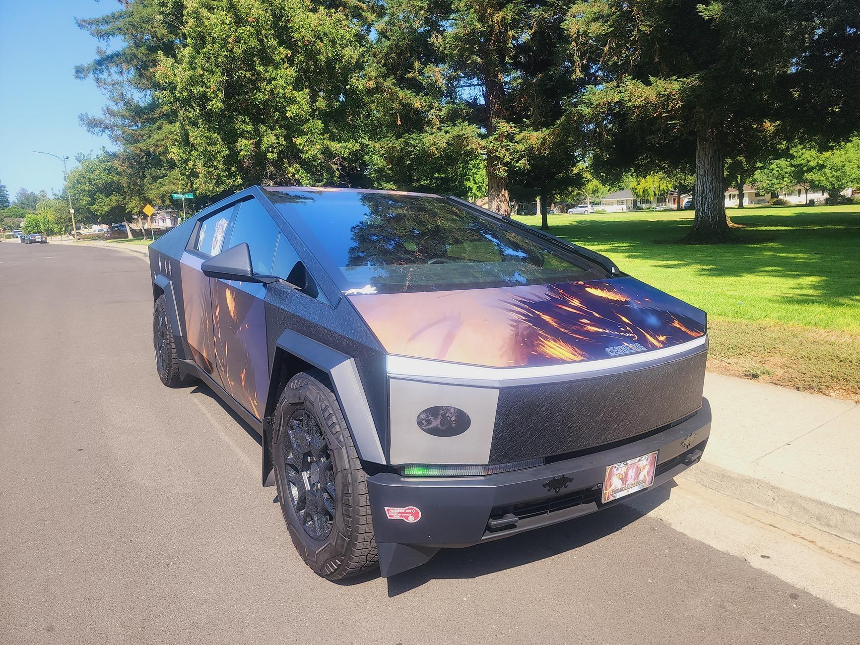 Tesla Cybertruck 🔥 (Pure PPF) Gloss Bullet Paint Protection Film wrapped by Bulletproof Auto Spa! 20240724_101847 - Copy