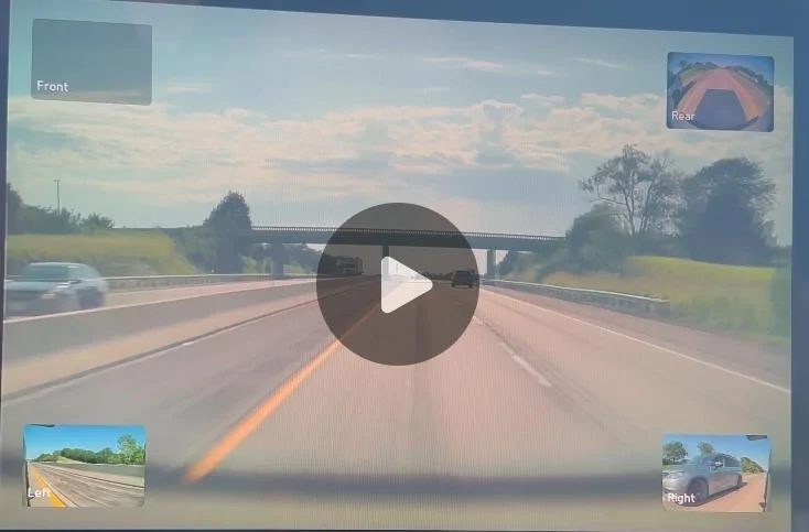 Tesla Cybertruck Cybertruck sideswiped on highway. ROAD RAGE? SmartSelect_20240730_172515_Firefox
