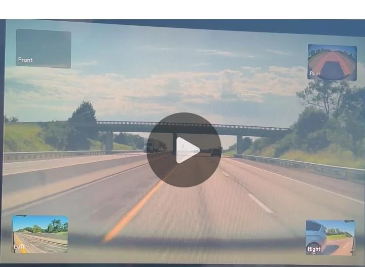 Tesla Cybertruck Cybertruck sideswiped on highway. ROAD RAGE? SmartSelect_20240730_172558_Firefox