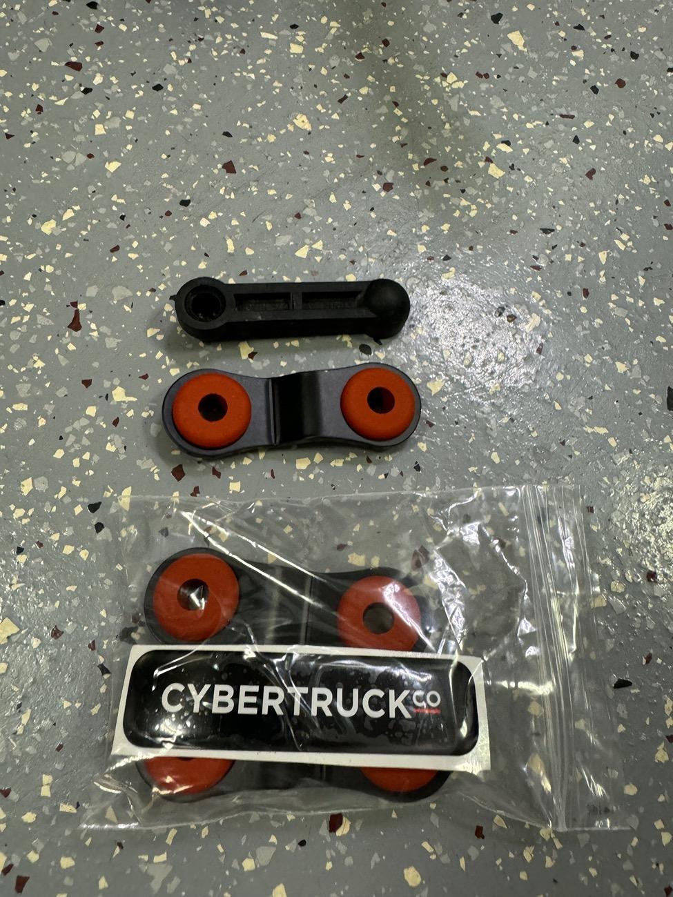Tesla Cybertruck CYBERTRUCKco Lift Rod Kit -- Installed Results & Ride Heights Photos IMG_1267