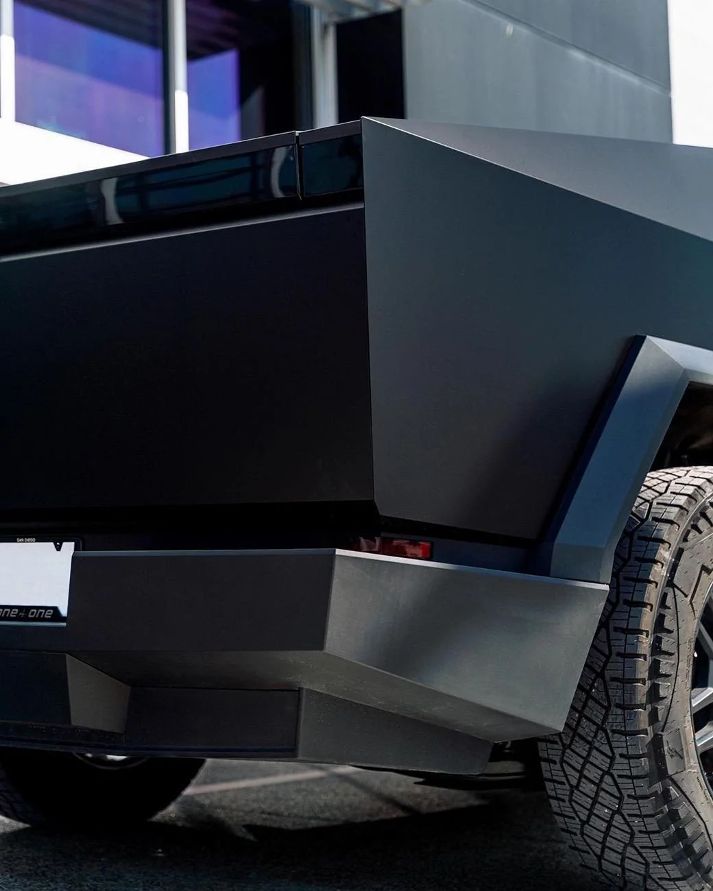 Tesla Cybertruck BLACK Vinyl Wrap & PPF Cybertruck -- Photos & Videos 430330674_919457483301357_7067036044550295804_n